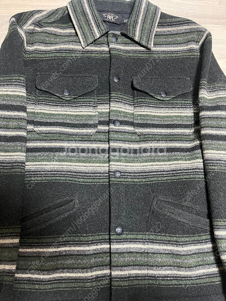 RRL(DOUBLE RL)캐시미어 울 셔츠 자켓(리얼맥...--1