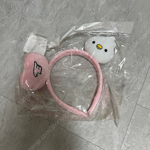 한화이글스 수리 핑크 머리띠