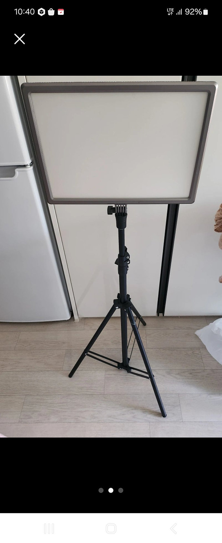 1인 유튜브 방송 조명--2