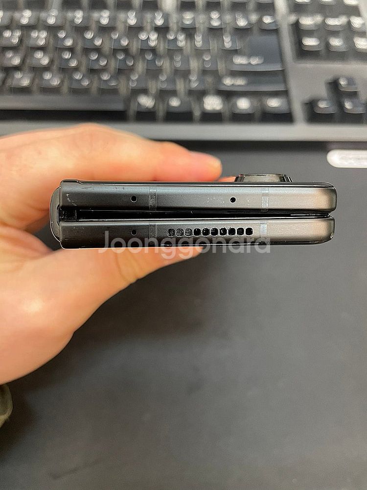 갤럭시Z폴드3 블랙 512GB 무잔상 상태좋은 중고40...--3