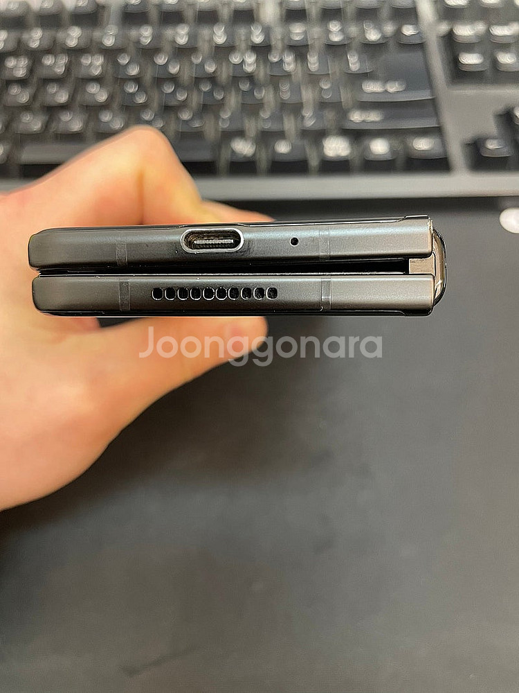 갤럭시Z폴드3 블랙 512GB 무잔상 상태좋은 중고40...--5