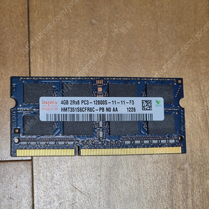 노트북용 메모리(pc3-12800s) 4기가
