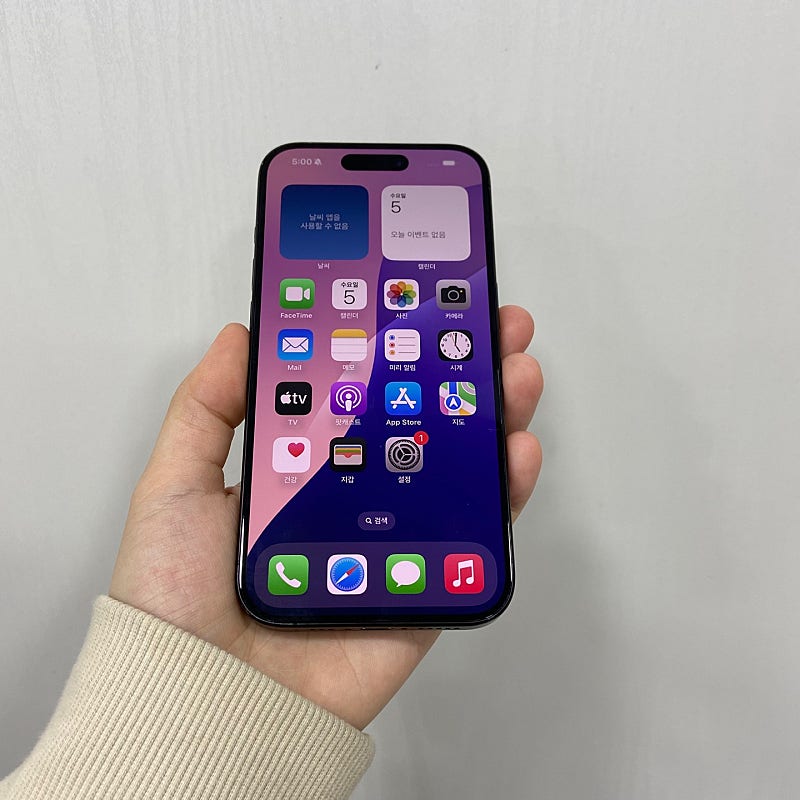 70507 아이폰15프로 블랙티타늄 128GB 부산 중...--0