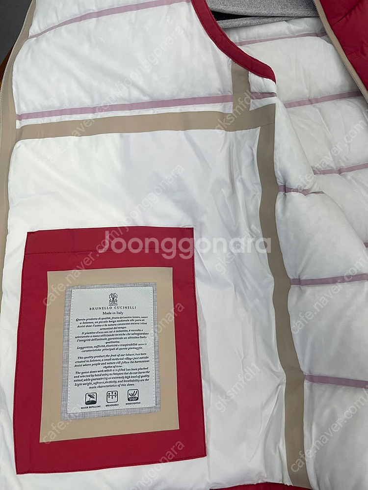 브루넬로쿠치넬리 다운조끼 M 새상품 정가 450->14...--3
