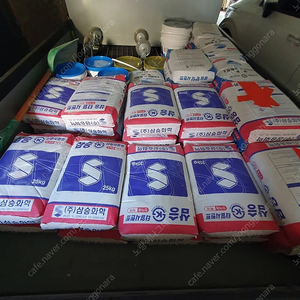 ( 일괄)압착 27포 백시멘트 25포 에폭시 5조 10kg 팝니다 압착 백시멘트 3500씩