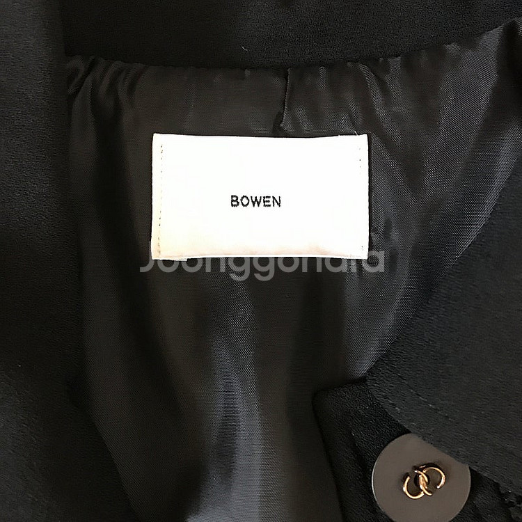 보웬 부르노 트위드 자켓 블랙 더베이지스 오르 한스스타...--2