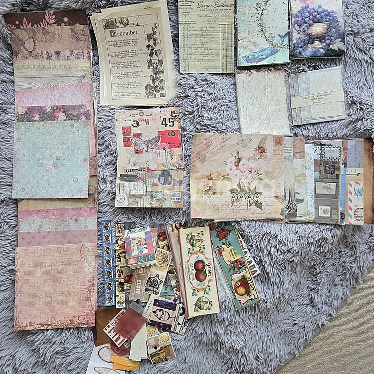 (일괄 65000원) 빈티지 다꾸템 및 다이소 스티커 ...--4