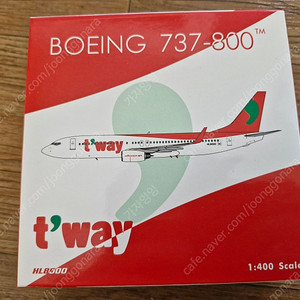 티웨이항공 B737-800 HL8000 비행기 다이캐스트 판매합니다