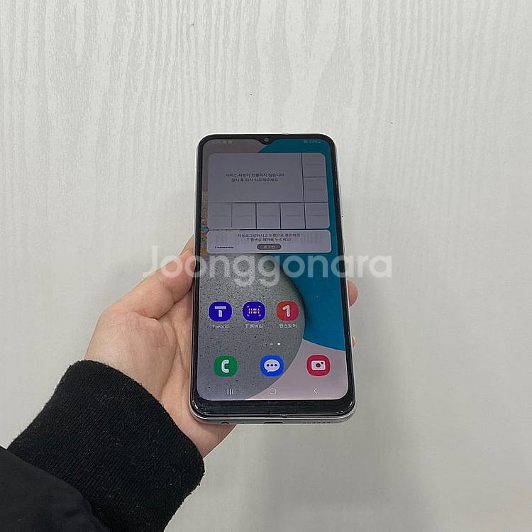 78156 갤럭시와이드6 화이트 128GB 부산 중고폰...--1