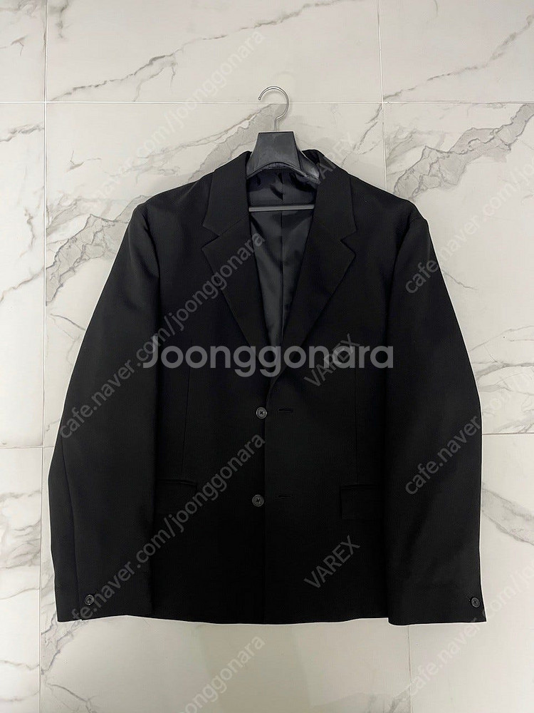 [가격인하] 에잇세컨즈 블랙 트윌 싱글 재킷_릴랙스핏_블레이저.블레이져--1