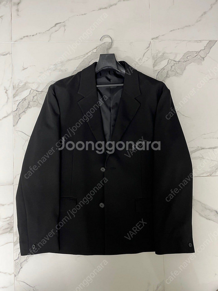 [가격인하] 에잇세컨즈 블랙 트윌 싱글 재킷_릴랙스핏_블레이저.블레이져--2
