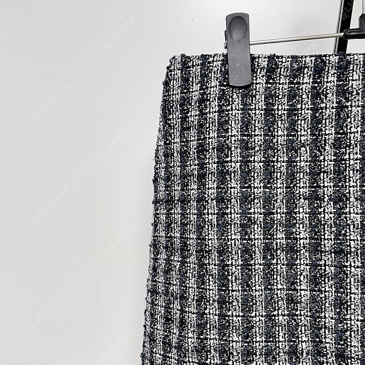 네이비 트위드 미니 스커트 미니치마 이미지