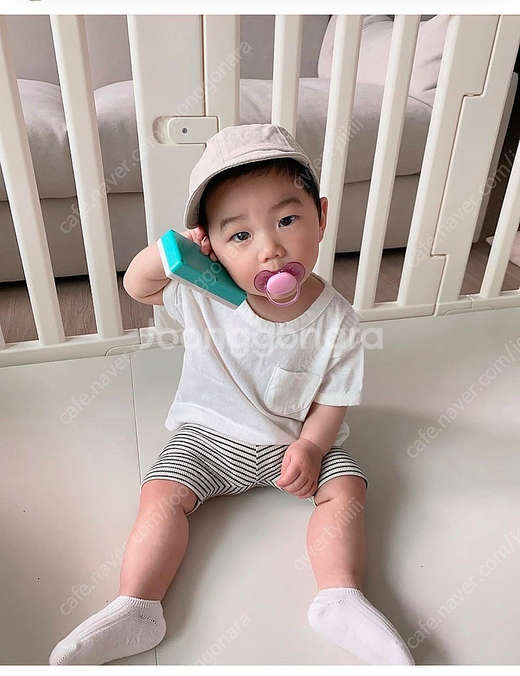 로즈인우드 아기 비니, 캡모자 4개 일괄--3