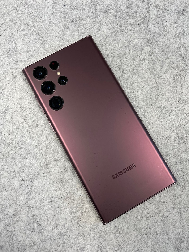 (무잔상)갤럭시S22울트라 버건디 256G 23년4월개...--0
