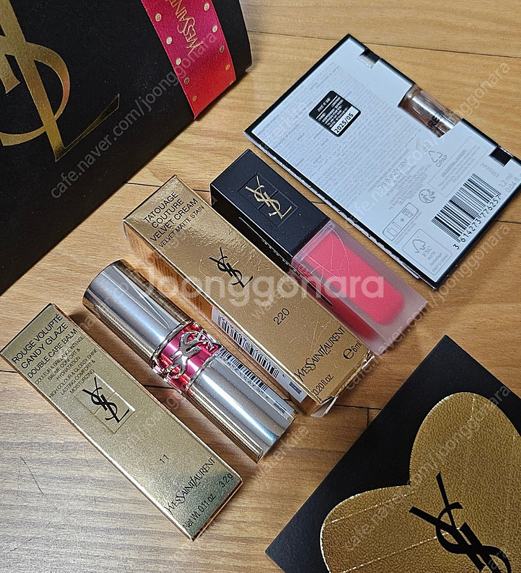입생로랑 캔디 글레이즈 립스틱, 벨벳크림 틴트--0