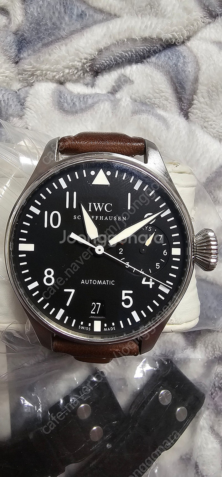IWC 빅파일럿 7데이즈 팝니다--2