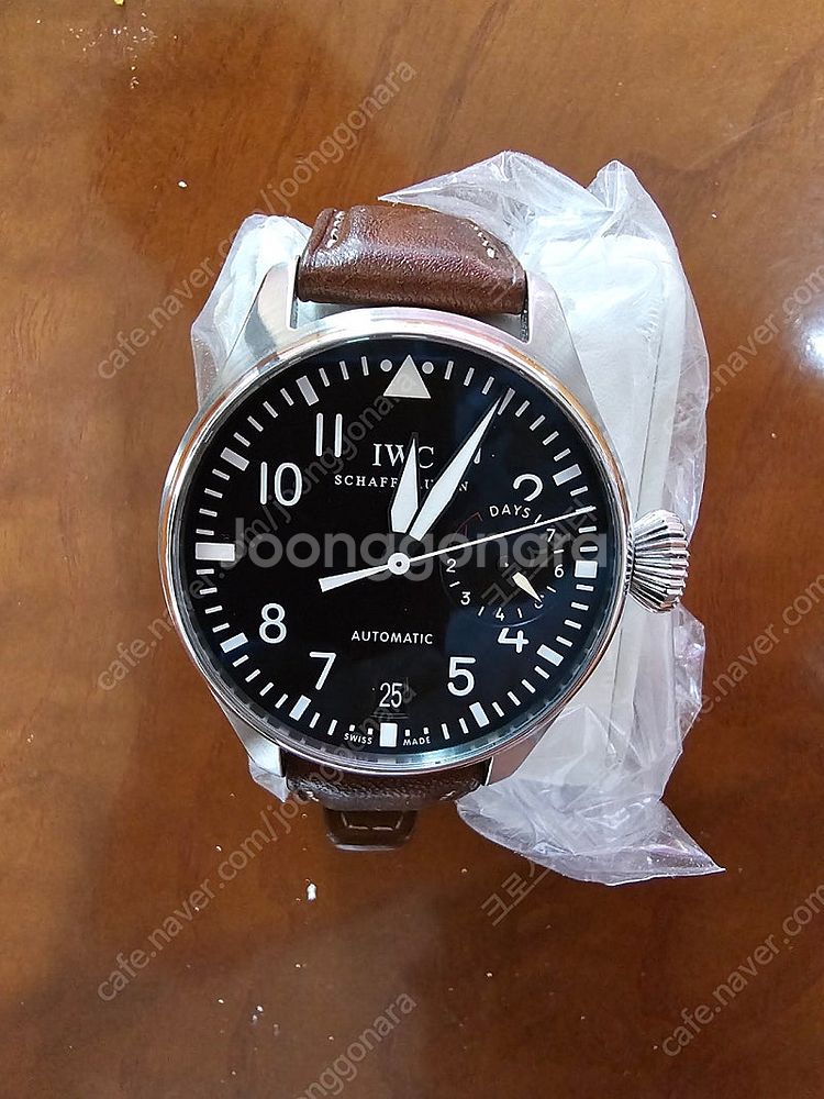 IWC 빅파일럿 7데이즈 팝니다--4