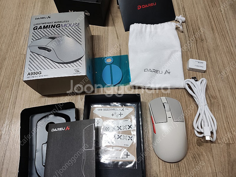 디얼유 a950g 4k 마우스 팝니다--2