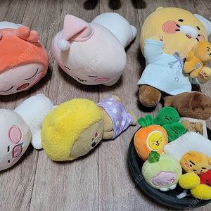 카카오프렌즈 인형 어피치, 춘식이, 비빔밥, 반다비수호랑