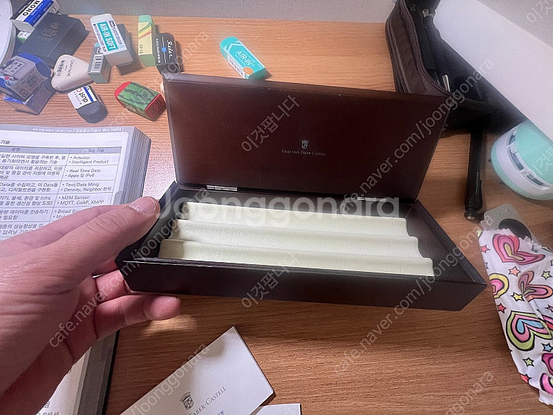 그라폰 파버카스텔 나무상자 팝니다--1