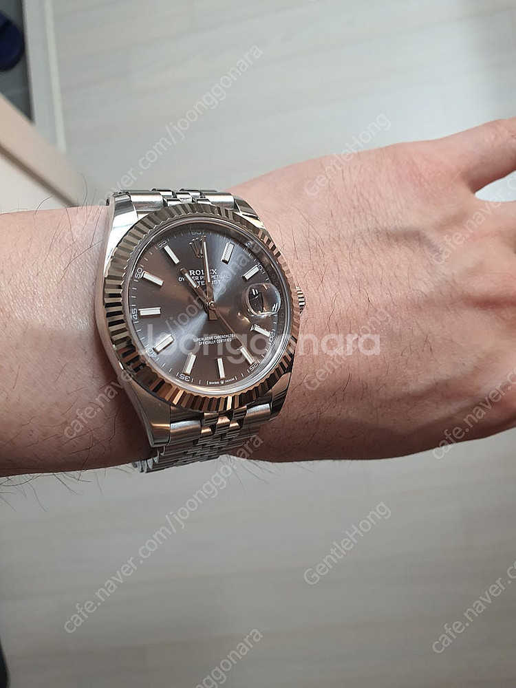 ROLEX 로렉스 시계 데이저스트 슬레이트 쥬빌리 스틸...--3