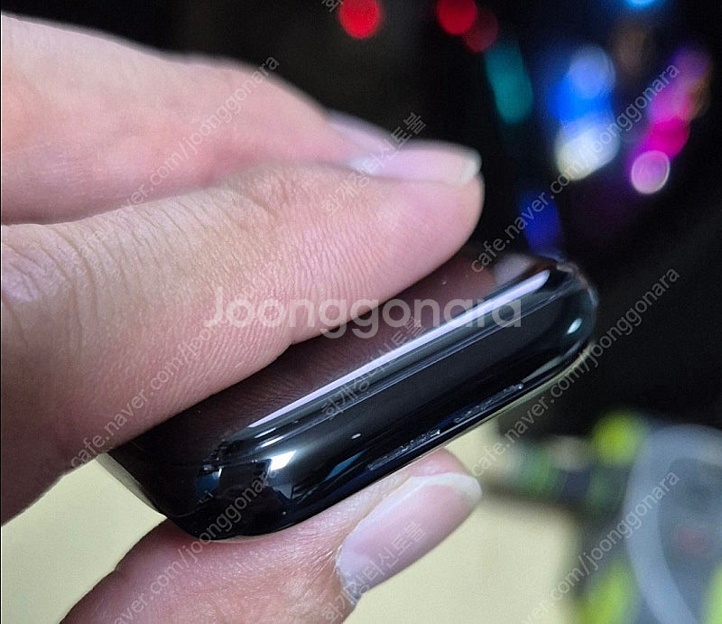 애플워치5 에르메스 44 느와르 판매 스트랩 다수 포함--3