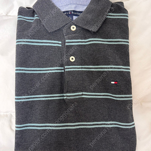 타미힐피거 반팔 카라티 커스텀핏