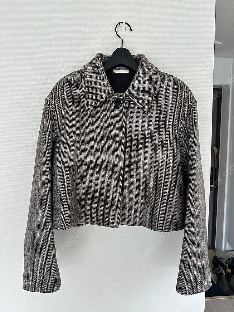 아모멘토 와이드크롭 코트 헤링본 (파사드패턴,문달,lf...--0