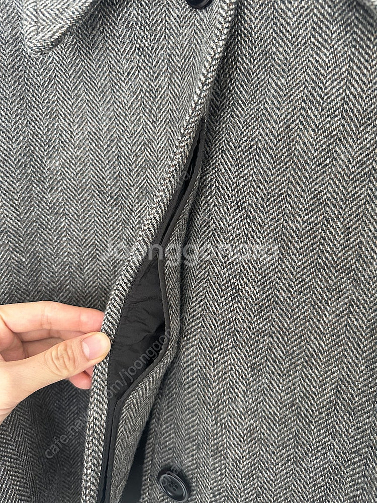 아모멘토 와이드크롭 코트 헤링본 (파사드패턴,문달,lf...--2
