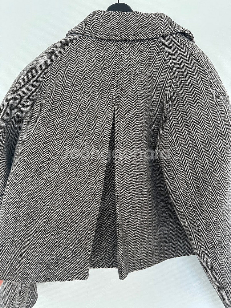 아모멘토 와이드크롭 코트 헤링본 (파사드패턴,문달,lf...--4