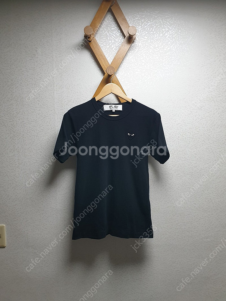[S/24ss/공용] 꼼데가르송 블랙하트 반팔--0
