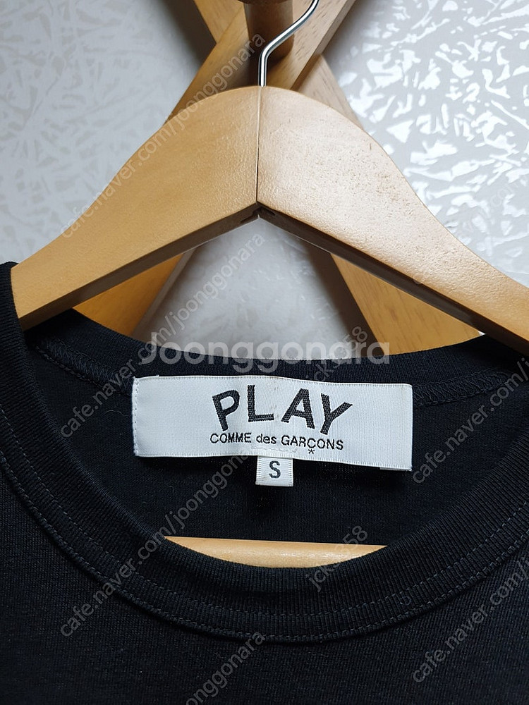 [S/24ss/공용] 꼼데가르송 블랙하트 반팔--3