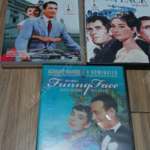 오드리 햅번 주연 dvd 5개 3만원