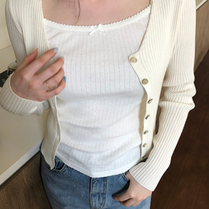 아카이브제이투유 선셋 가디건(아이보리)