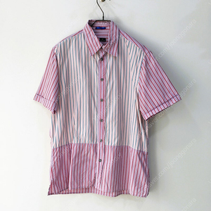 폴스미스 Paul Smith 스트라이프 하프 남방 셔츠(M)_vinst