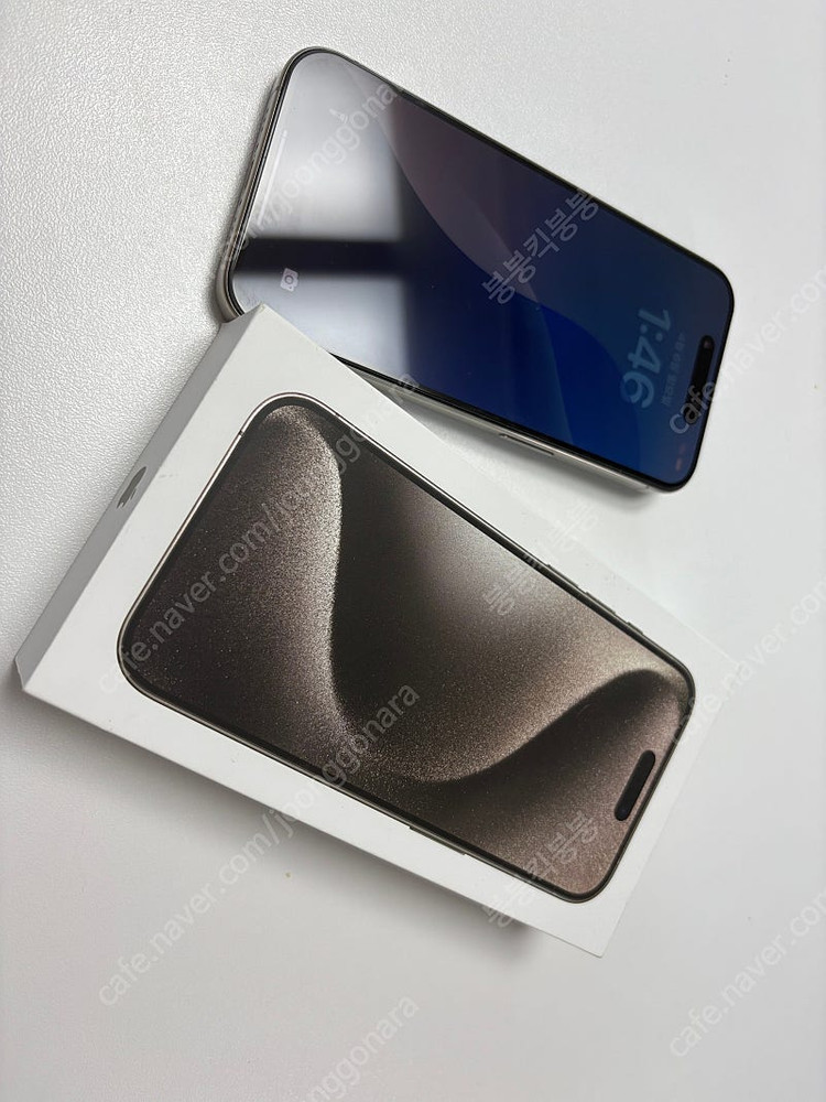 아이폰15프로 128GB 내추럴티타늄--3