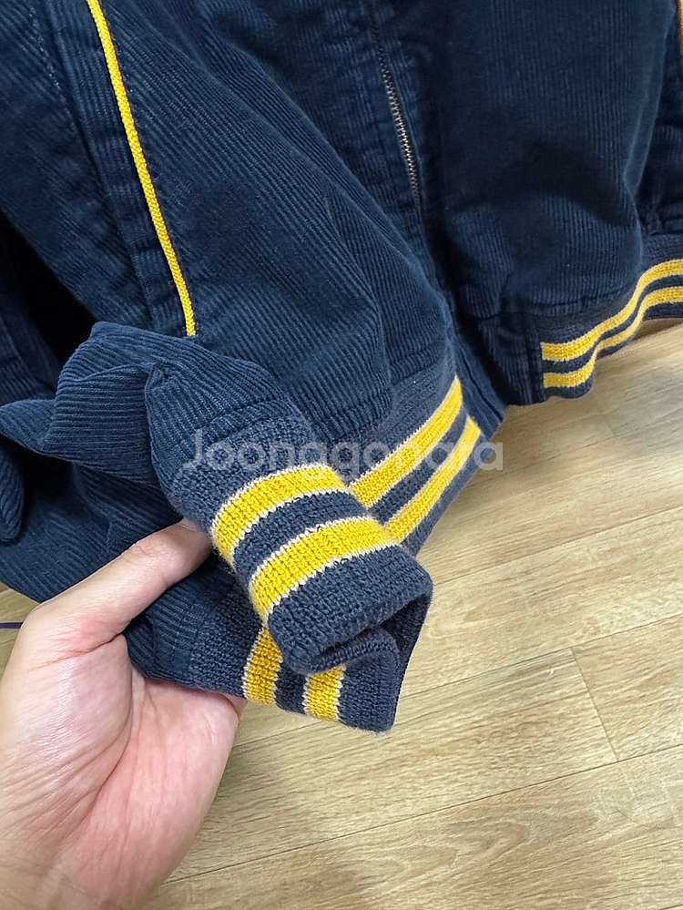 폴로 랄프로렌 라이언 패치 바시티 자켓, 코듀로이 바라...--2