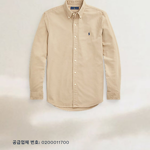 폴로 랄프로렌 가먼트다이 옥스포드 셔츠 슬림핏 L 서레이탄