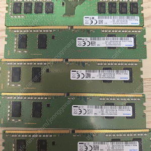삼성전자 DDR4 4G 단면 8G 단면 5천원