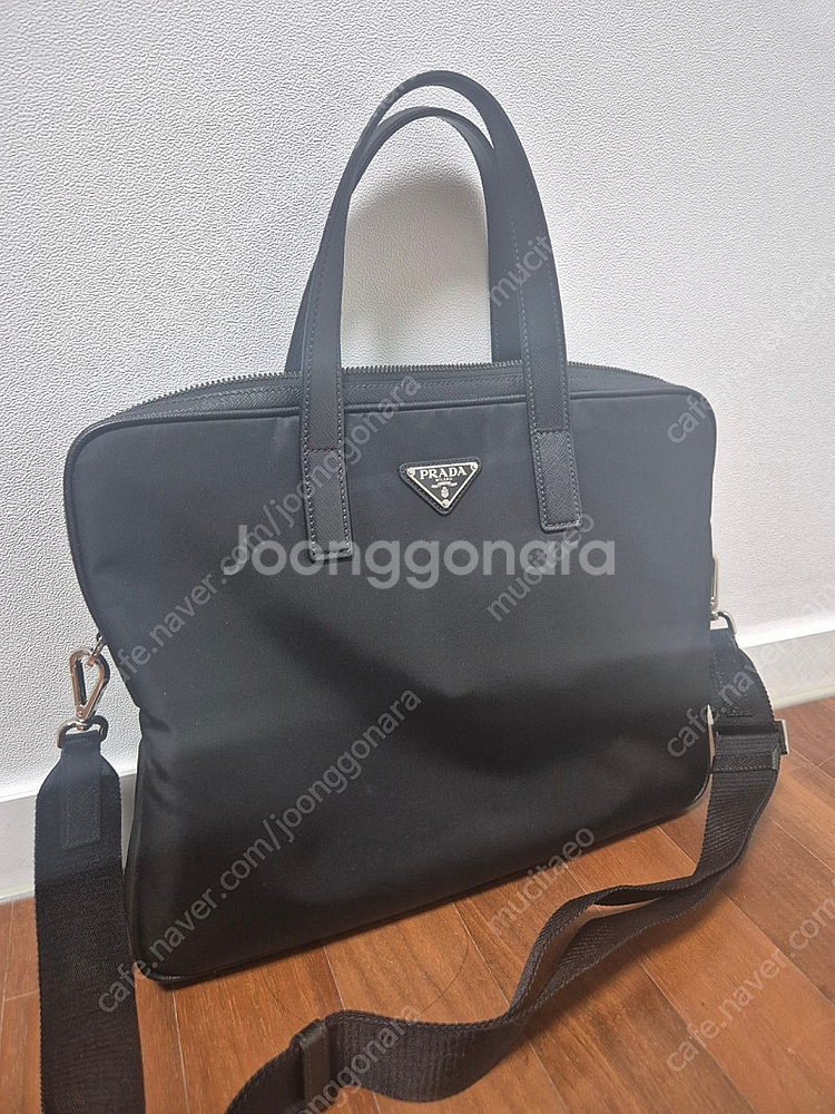 프라다 남성 리나일론 서류가방 2VE368 2DMH F...--0