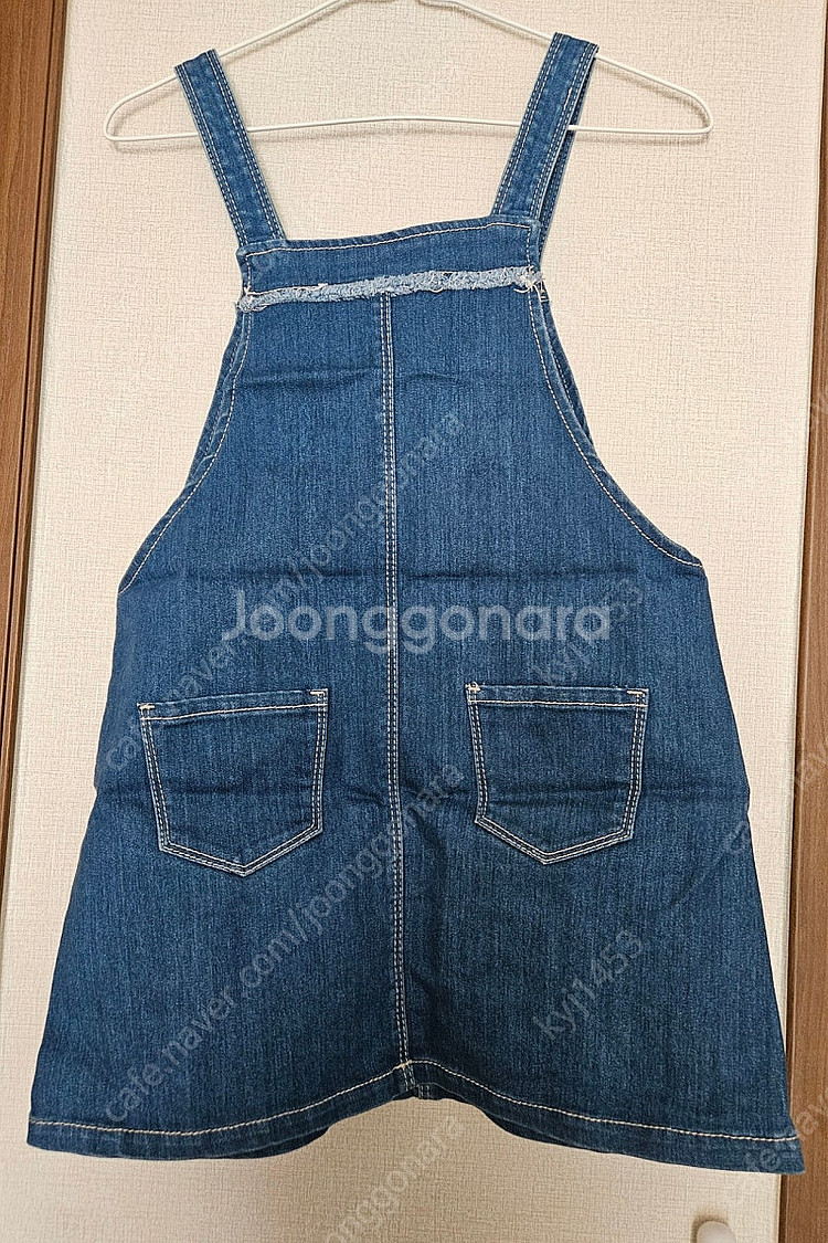 애플핑크 멜빵치마 150사이즈--5