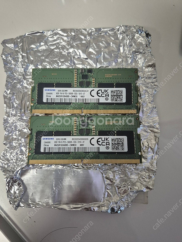 삼성 DDR5 5600 노트북램 8GB 판매(1.3만원...--0