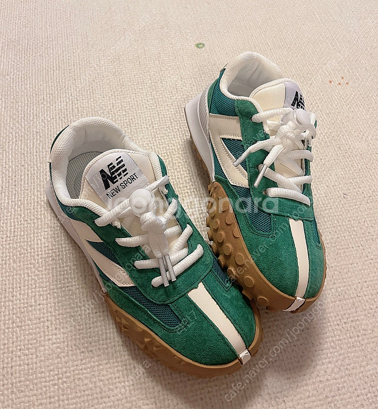 나무키즈 725스니커즈 그린 새것 210size 반값택...--0