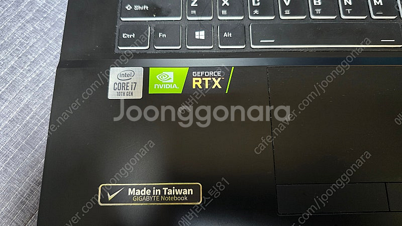 기가바이트 어로스7 KB 게임,동영상편집용 노트북 팝니...--9