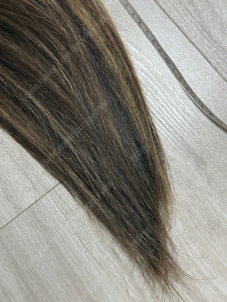 노팁 붙임머리 블랙/ 발레아쥬 브라운 이미지