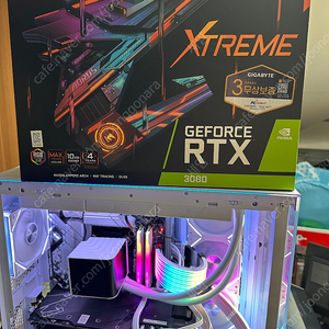 기가바이트 어로스 익스트림 RTX 3080 최상급 그래픽카드 / nvidia rtx3080