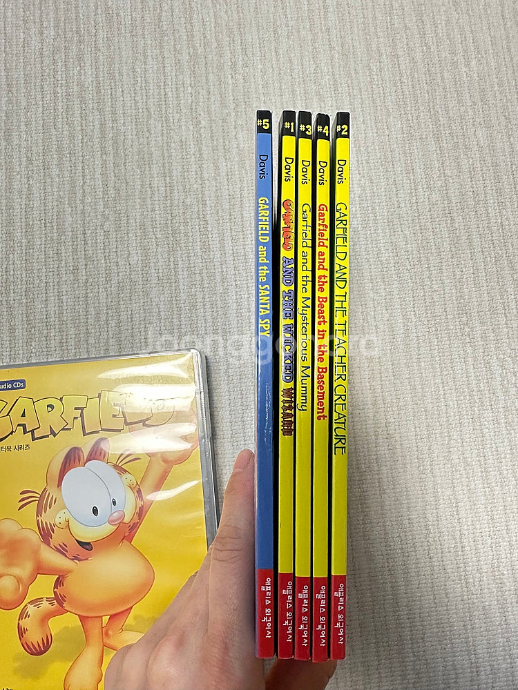애플리스정품 가필드원서 전권5 +cd5--1