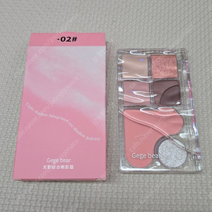 [새거.5천]아이섀도우.핑크톤 블러셔하이라이터 팔레트