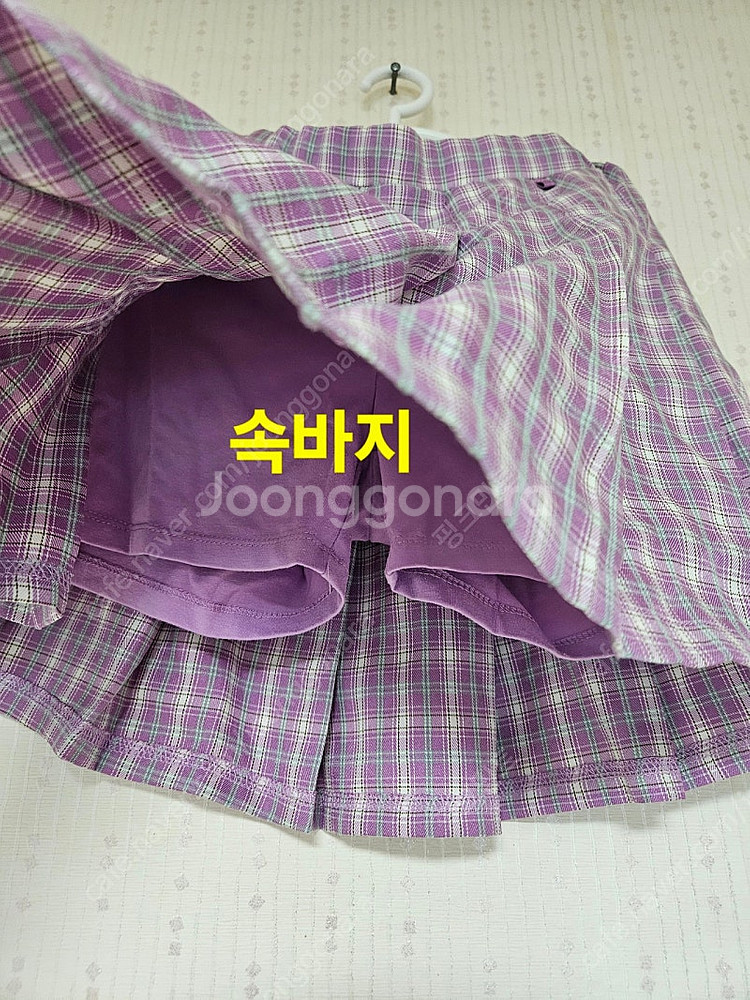 로엠걸즈 체크치마 140사이즈 / 키즈 여아 체크치마--4
