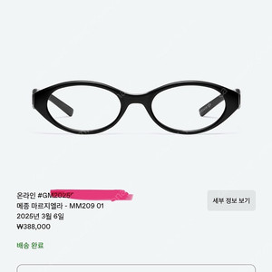 젠틀 몬스터 x 메종 마르지엘라 MM209